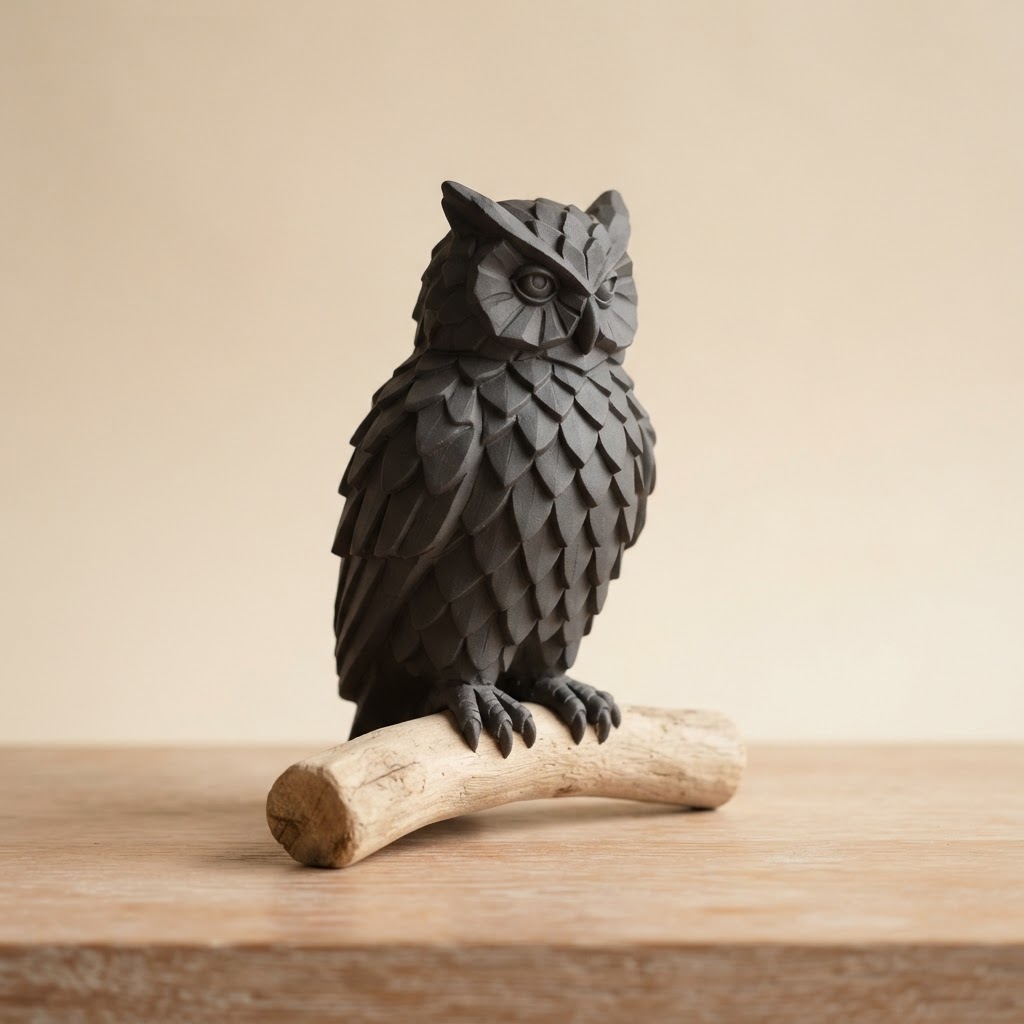 Perched Owl